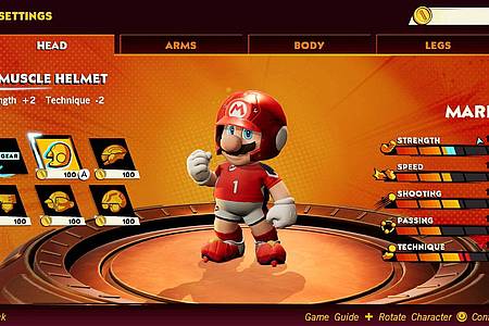 Für Siege gibt es Punkte, für Punkte gibt es Ausrüstung für Mario und Co., damit sie auf dem Platz noch erfolgreicher sind.