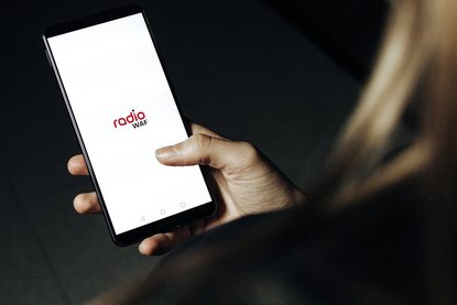 Geöffnete Radio WAF-App