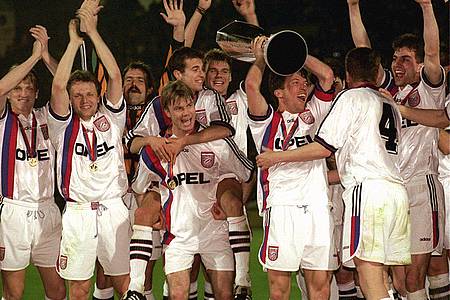 Der FC Bayern München gewann 1996 den UEFA-Pokal gegen Girondins Bordeaux.